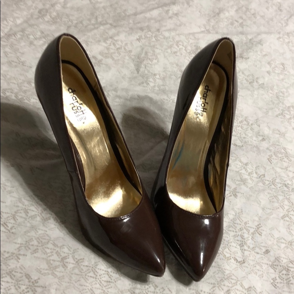 Brown Charlotte Rousse high heels
